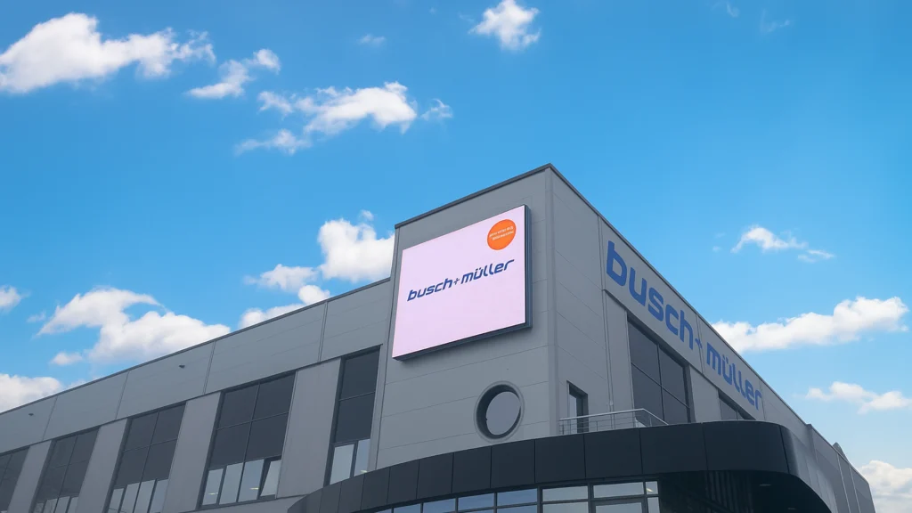 Referenzbild Banner Installation Unternehmen Buch und Müller