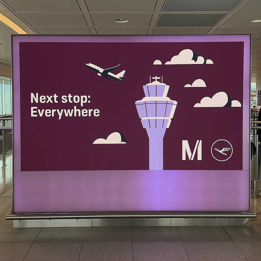 LED-Wand robust Airport Ankunftsterminal in Betrieb